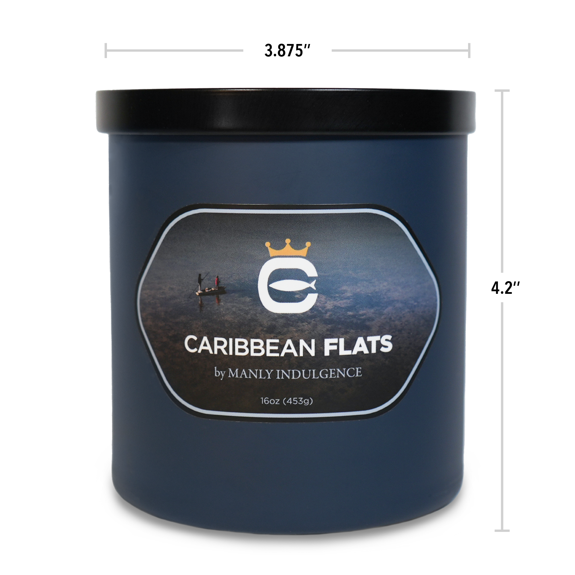 Caribbean Flats, 16oz, Two Wick Candle