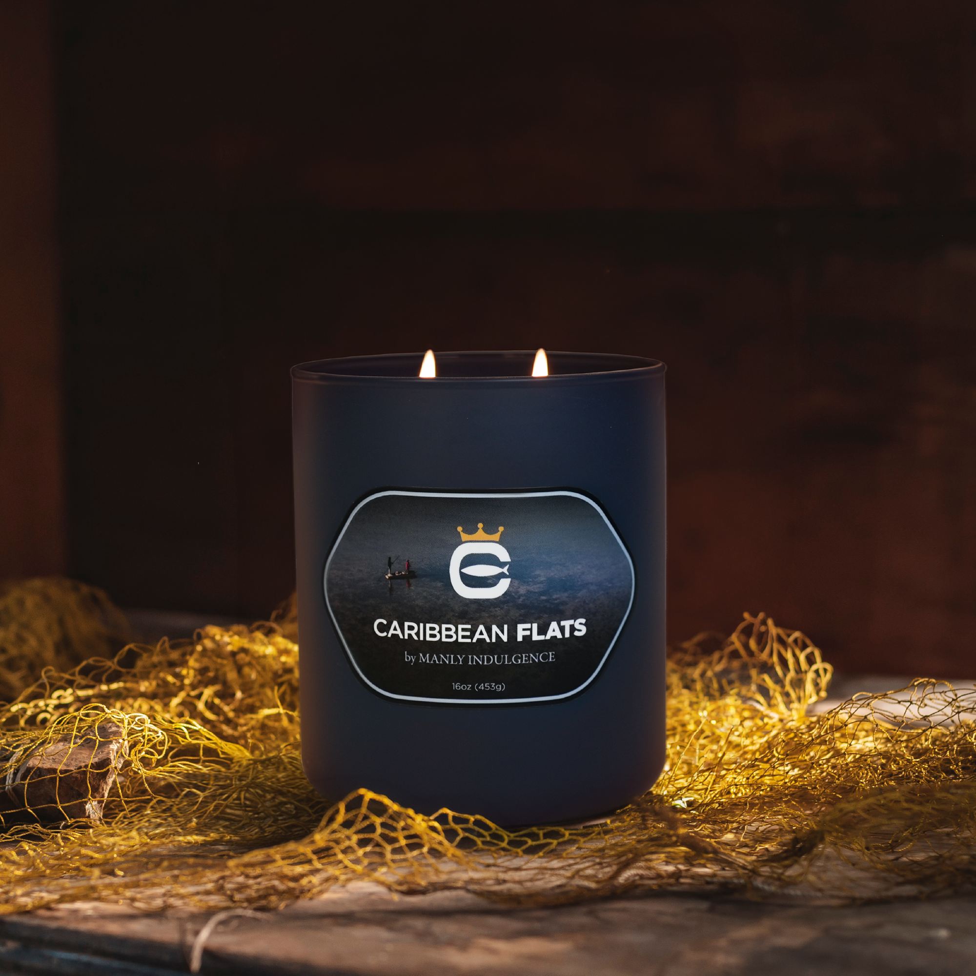 Caribbean Flats, 16oz, Two Wick Candle